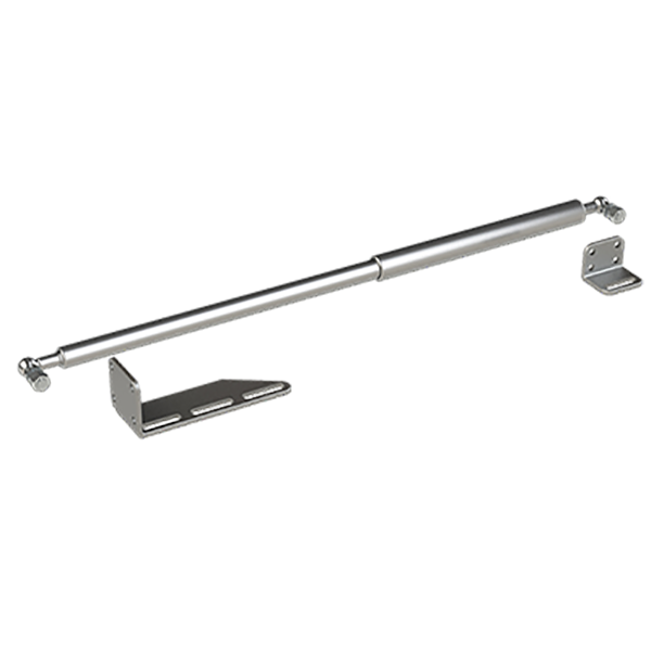 Stainless steel gate closing strut