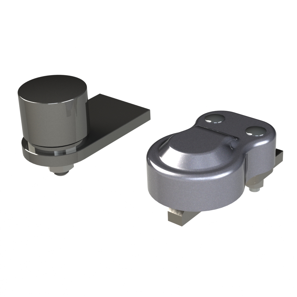 Stop Hinge with Bottom Pivot