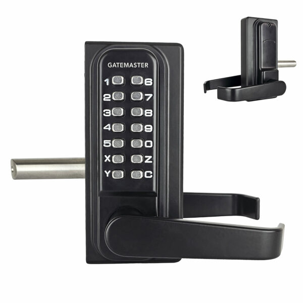 lever handle gate lock with keypad