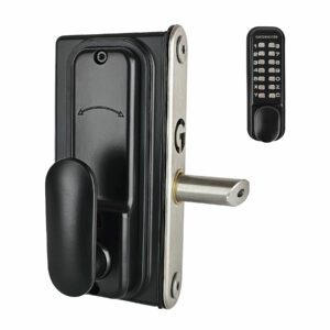 single sided gate lock with keypad for timber gates