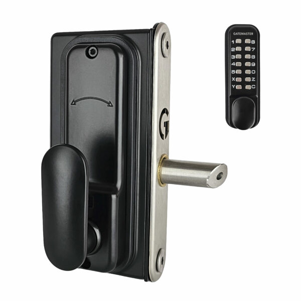single sided gate lock with keypad for timber gates