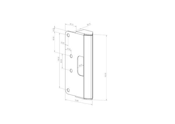 keep for gate lock for wooden gate