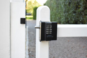 keypad lock for wooden gate