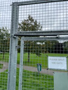 Gate closer Gatemaster used at Cuckfield Lawn Tennis Club gate hardware for sports clubs