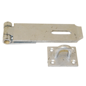 Gate hasp and latch lock for garden timber gates