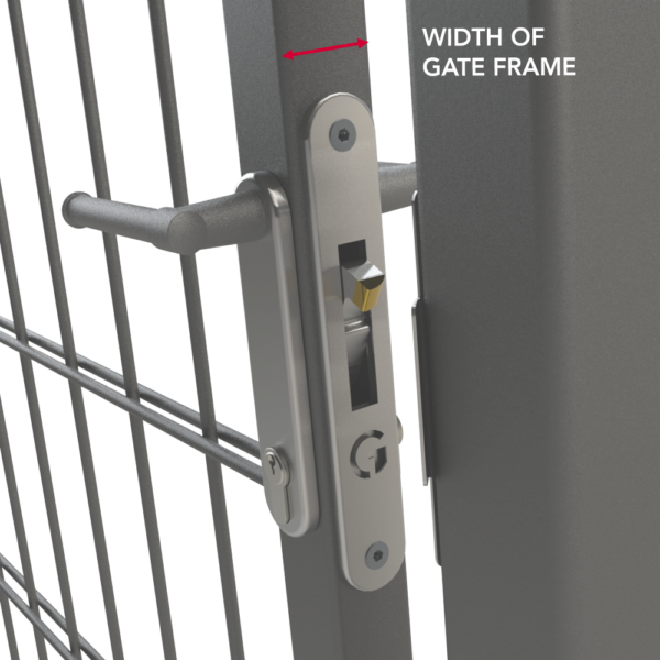 What gate lock size do I need? Locks