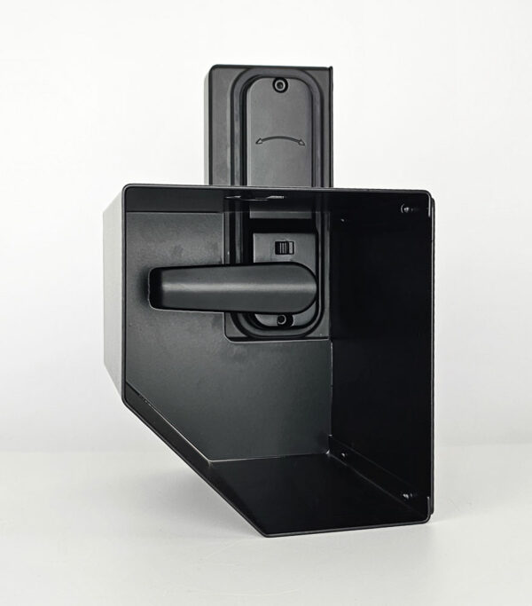 security shroud with gate lock handle