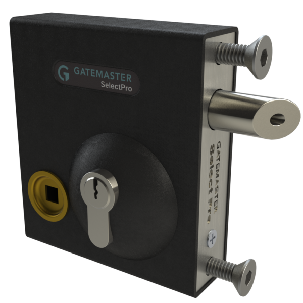 Gatemaster Select Pro latch deadlock with key cylinder and latching bolt