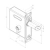 Select Pro Bolt on lock with forend - Image 5