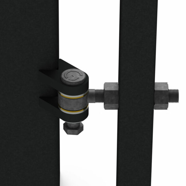Superhinge corner welded gate hinge