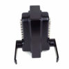 Double sided keypad lock side view